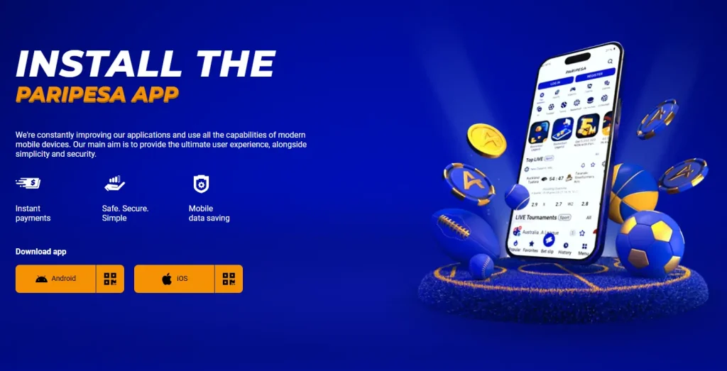 Téléchargement de l'application