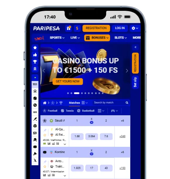 Play Paripesa Live Casino on Mobile